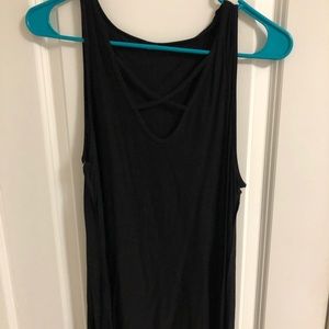 Criss cross front tank
